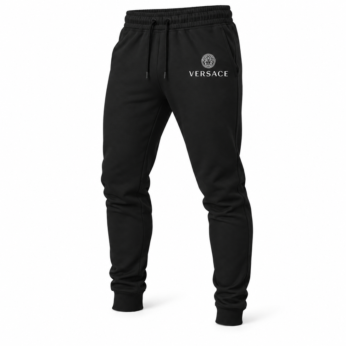 Men's Versace Sweatpants | Color: Black | Image 3