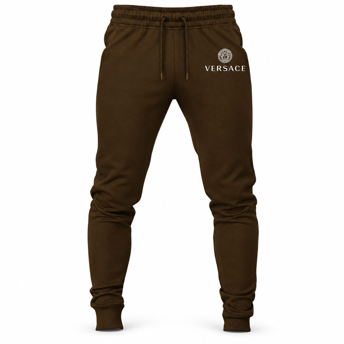 Men's Versace Sweatpants | Color: Brown | Image 1