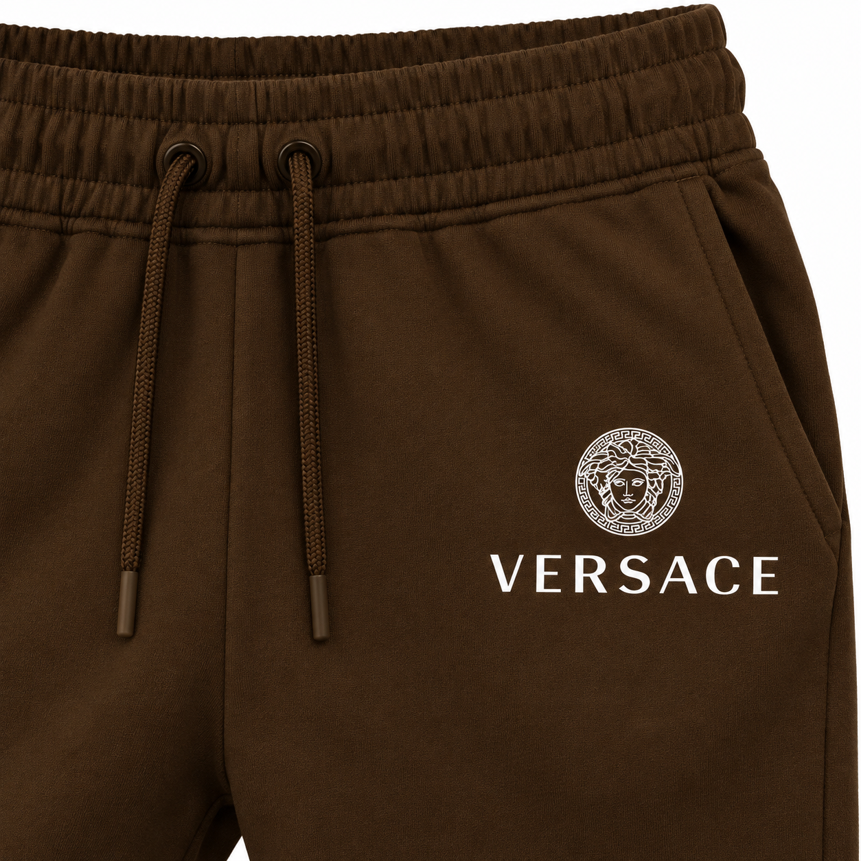 Men's Versace Sweatpants | Color: Brown | Image 4