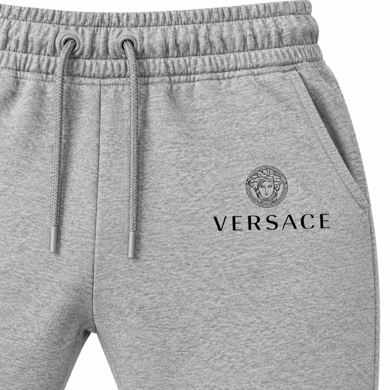 Men's Versace Sweatpants | Color: Grey | Image 4