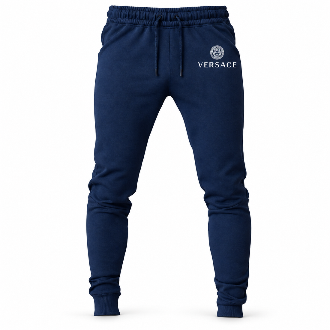 Men's Versace Sweatpants | Color: Navy | Image 1