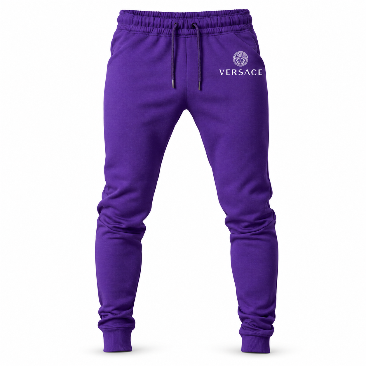Men's Versace Sweatpants | Color: Purple | Image 1
