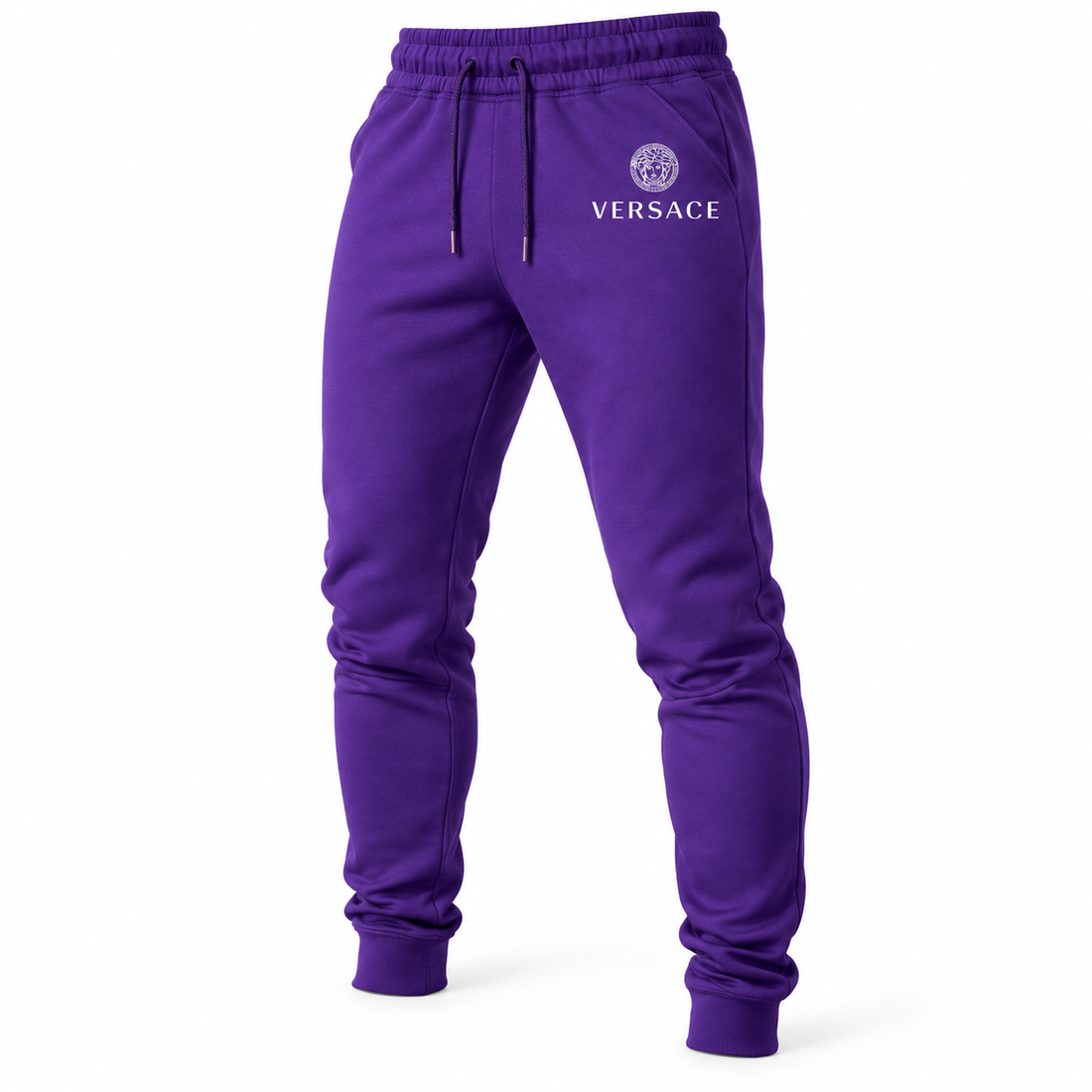 Men's Versace Sweatpants | Color: Purple | Image 3