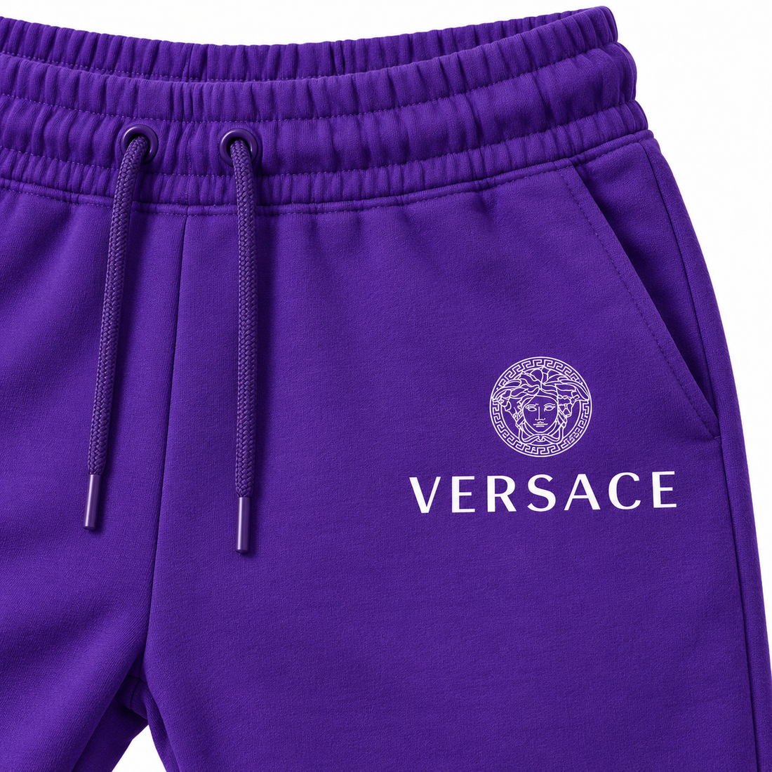 Men's Versace Sweatpants | Color: Purple | Image 4