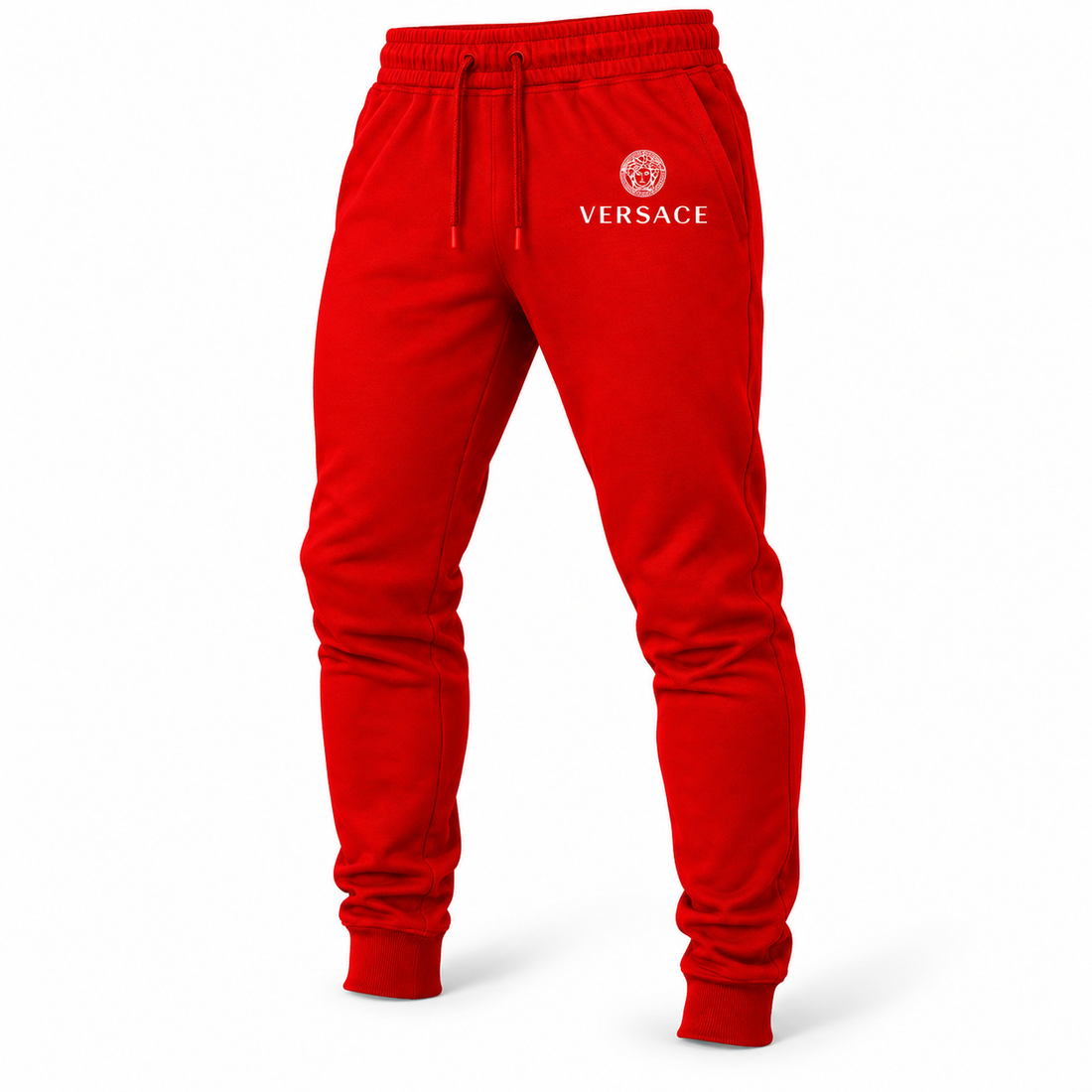 Men's Versace Sweatpants | Color: Red | Image 3