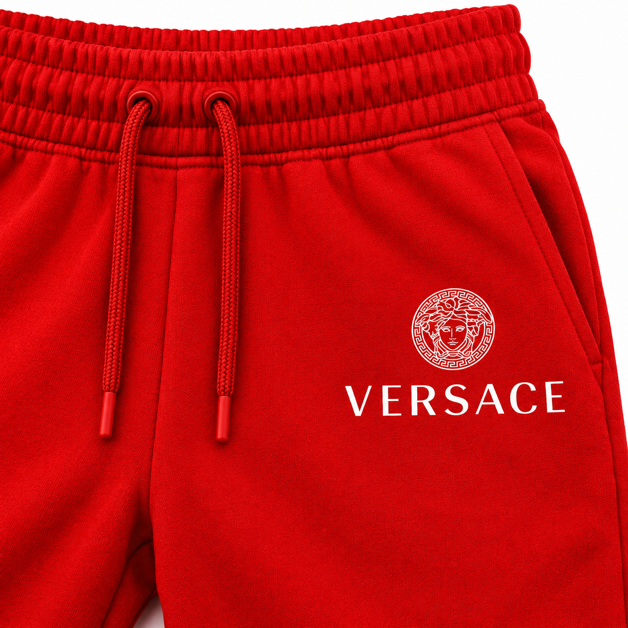 Men's Versace Sweatpants | Color: Red | Image 4
