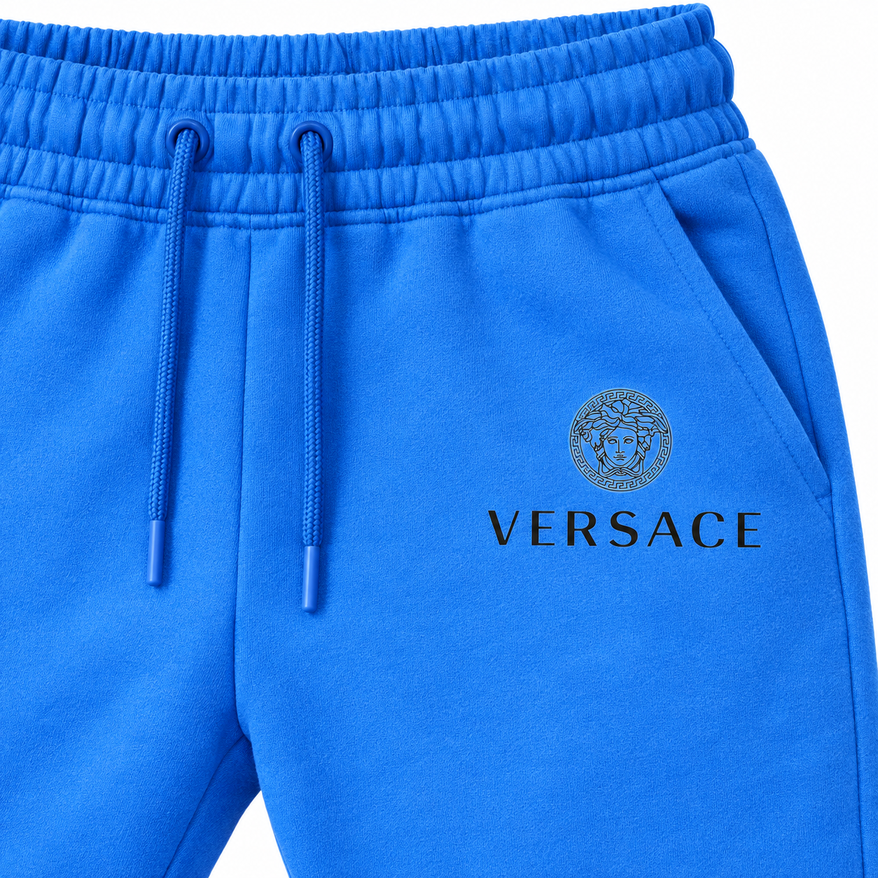 Men's Versace Sweatpants | Color: Azure | Image 4