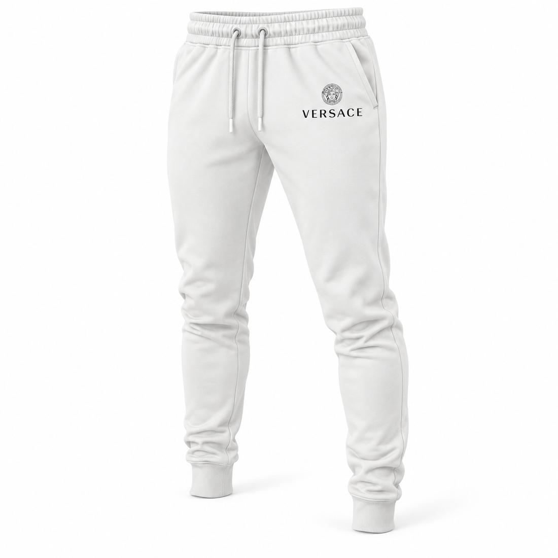 Men's Versace Sweatpants | Color: White | Image 3