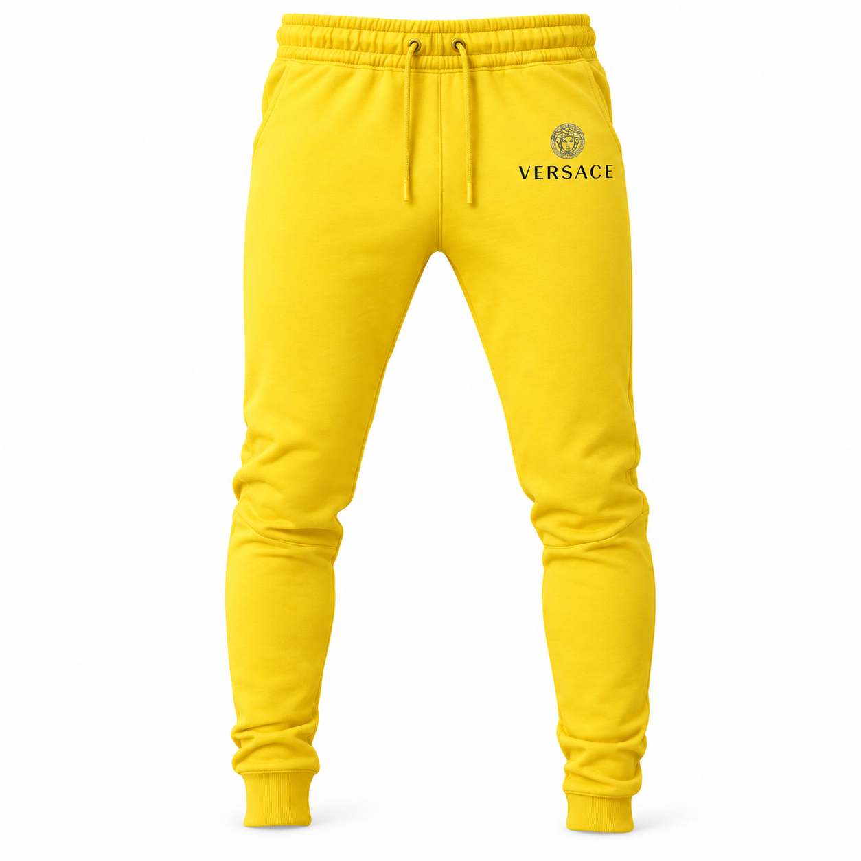 Men's Versace Sweatpants | Color: Yellow | Image 1