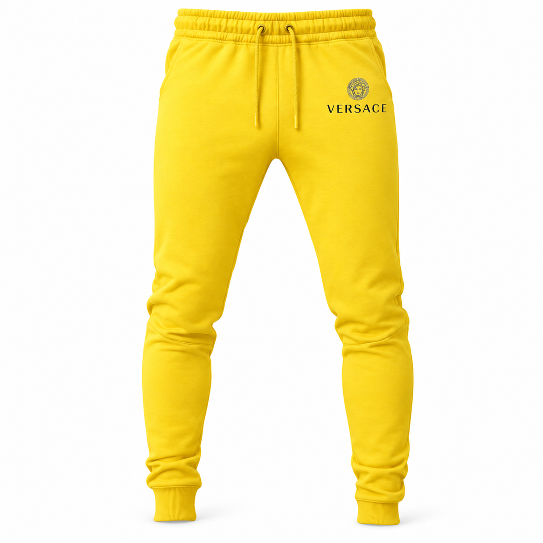 Men's Versace Sweatpants | Color: Yellow | Image 1