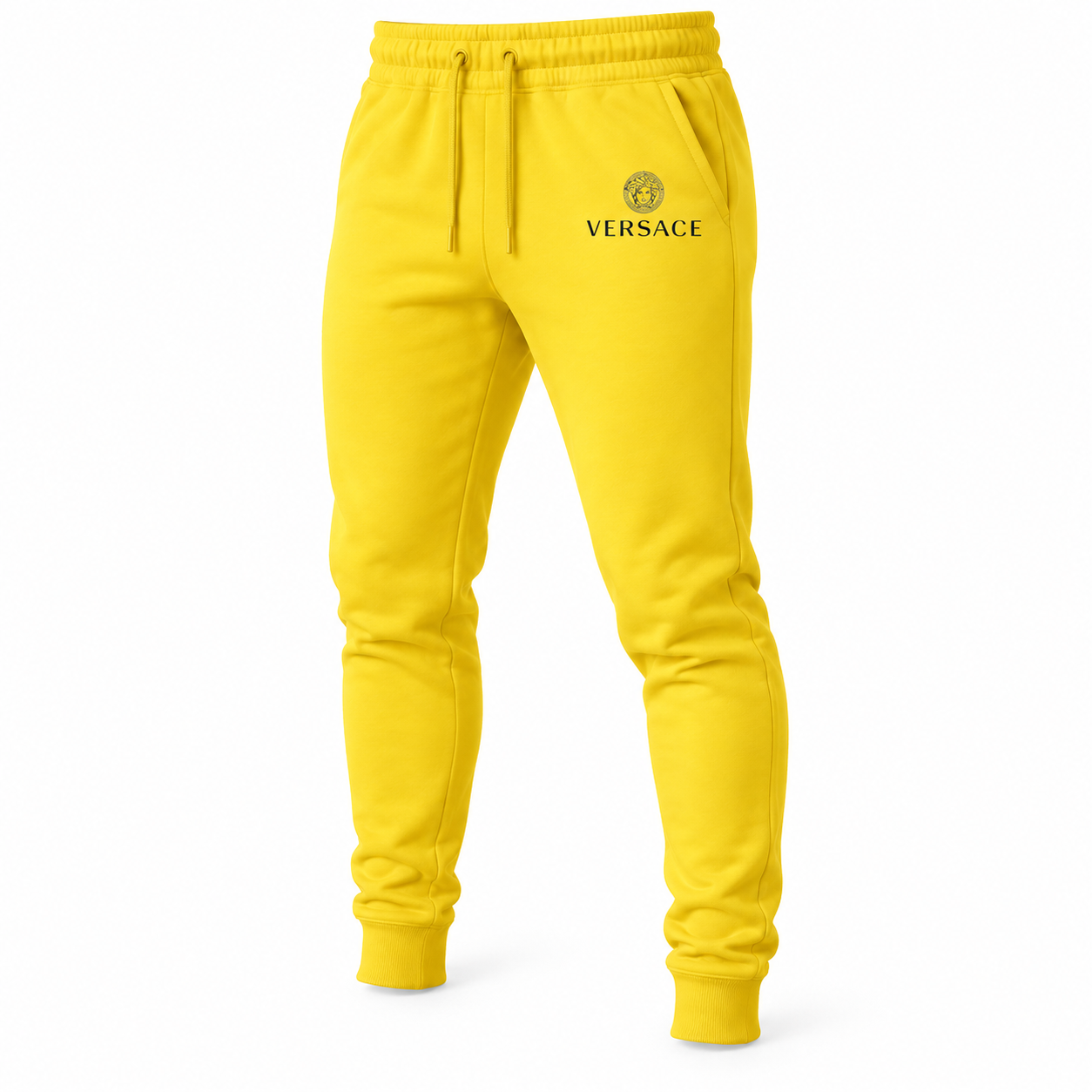 Men's Versace Sweatpants | Color: Yellow | Image 3