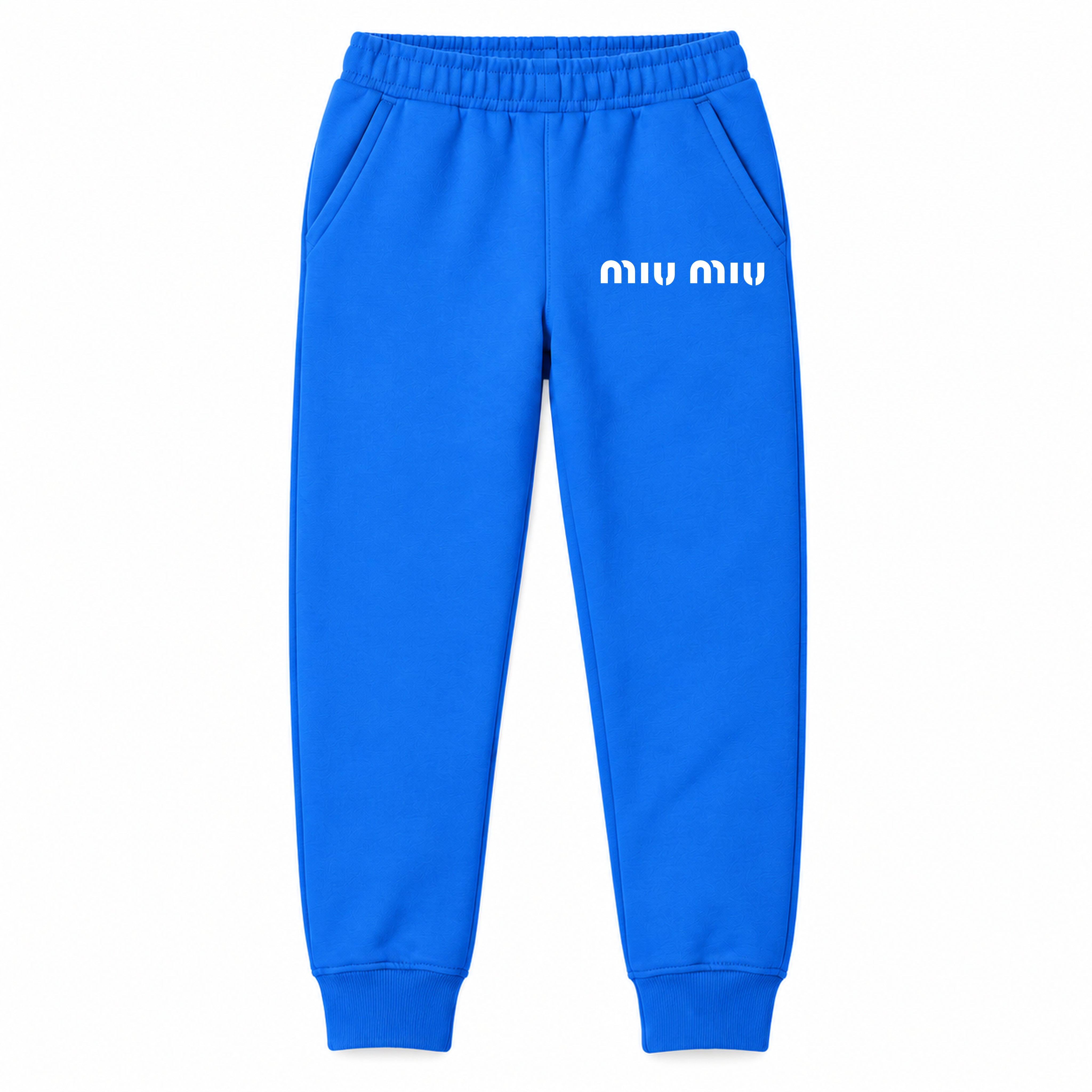 Miu Miu youth jogger sweatpants, Blue, Youth Large ages 10–12