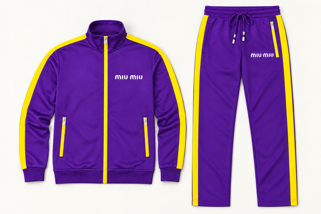 Men's Miu Miu Dri-Fit TrackSuit | Color: Purple | Image 5