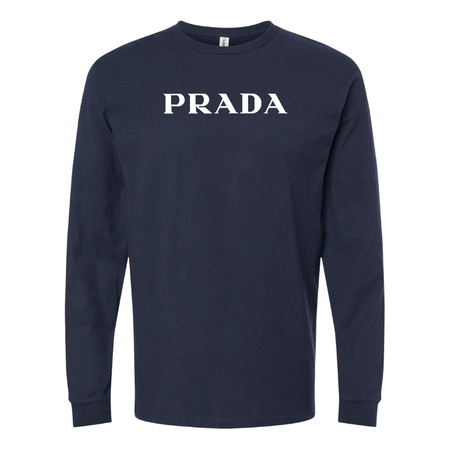 Men's Prada Cotton Long Sleeve T-Shirt