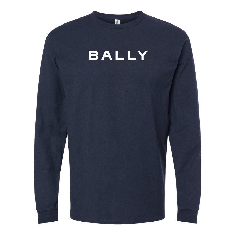 Men's Bally Cotton Long Sleeve T-Shirt
