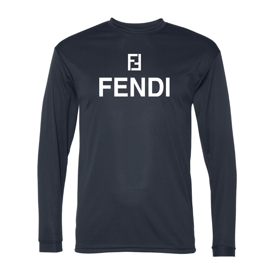 Men's Fendi Polyester Long Sleeve T-Shirt
