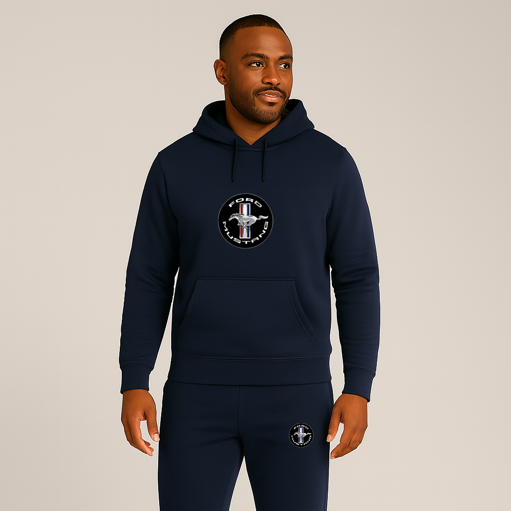 Men’s Ford Mustang Motorsport Supercars Hoodie Joggers Set