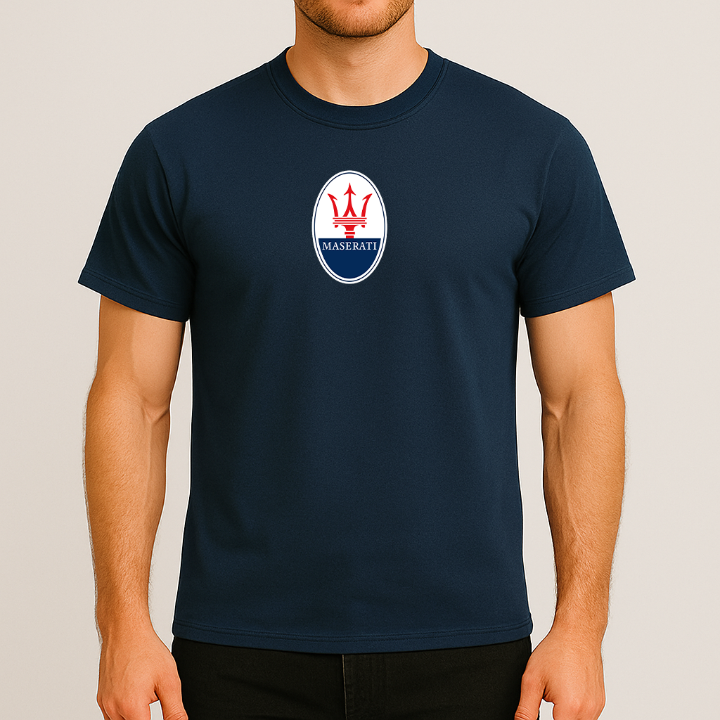 Men’s Maserati Car Cotton T-Shirt