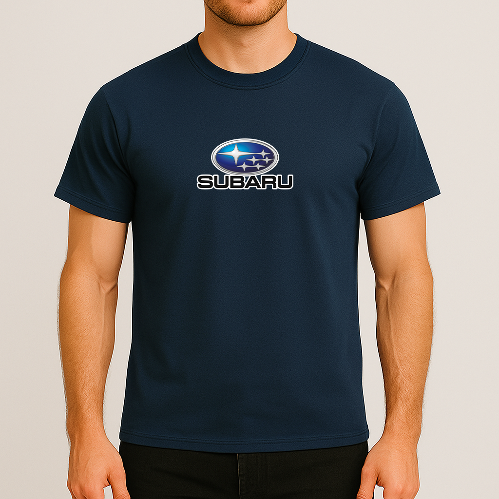 Men’s Subaru Car Cotton T-Shirt