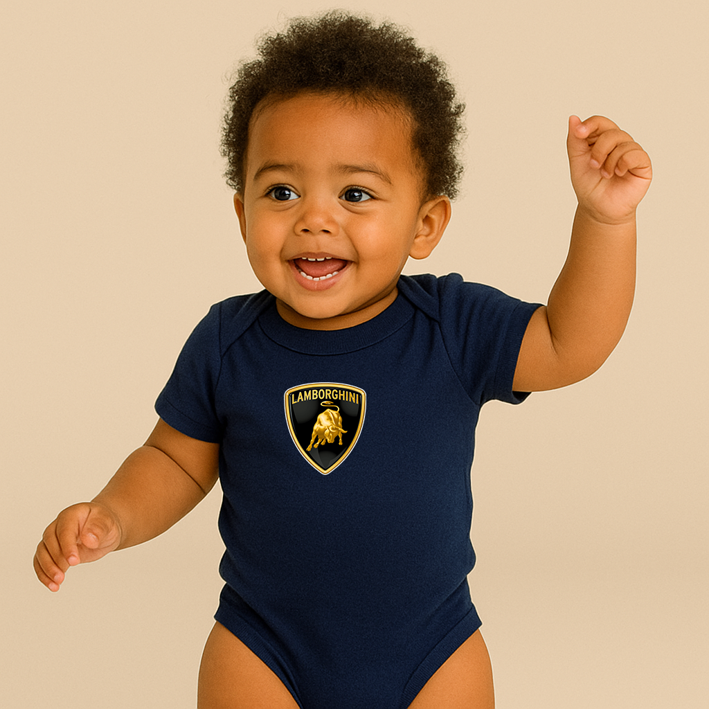 Lamborghini Car Baby Romper Onesie