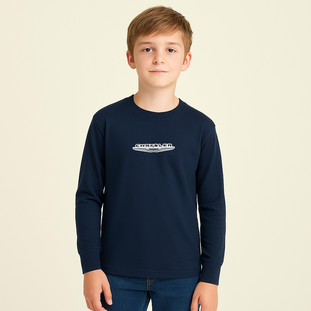 Youth Kid Chrysler Car Long Sleeve T-Shirt