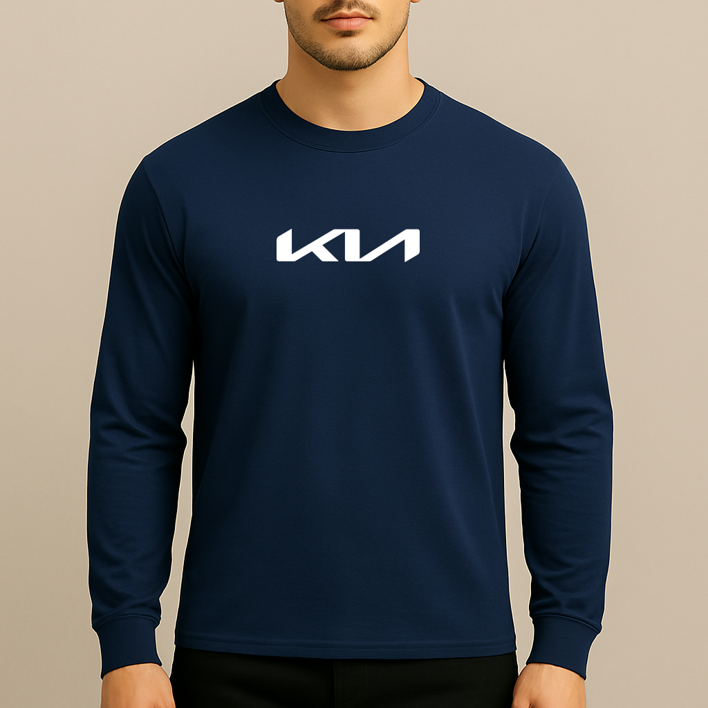 Men’s Kia Car Long Sleeve T-Shirt