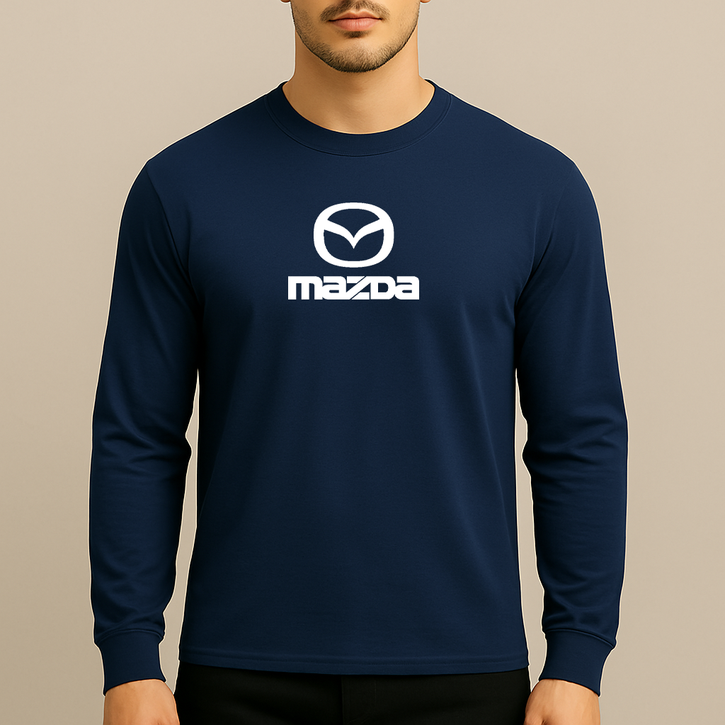 Men’s Mazda Car Long Sleeve T-Shirt