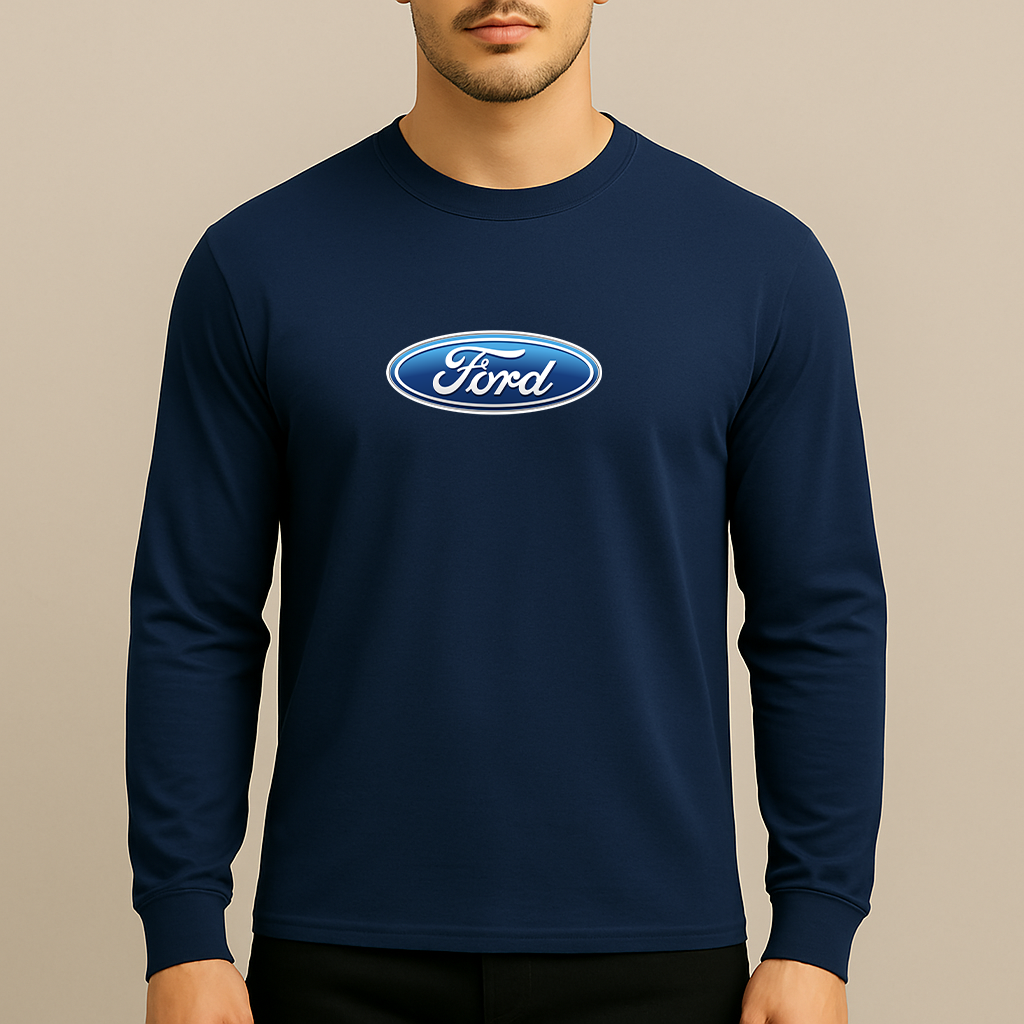 Men’s Ford Car Long Sleeve T-Shirt