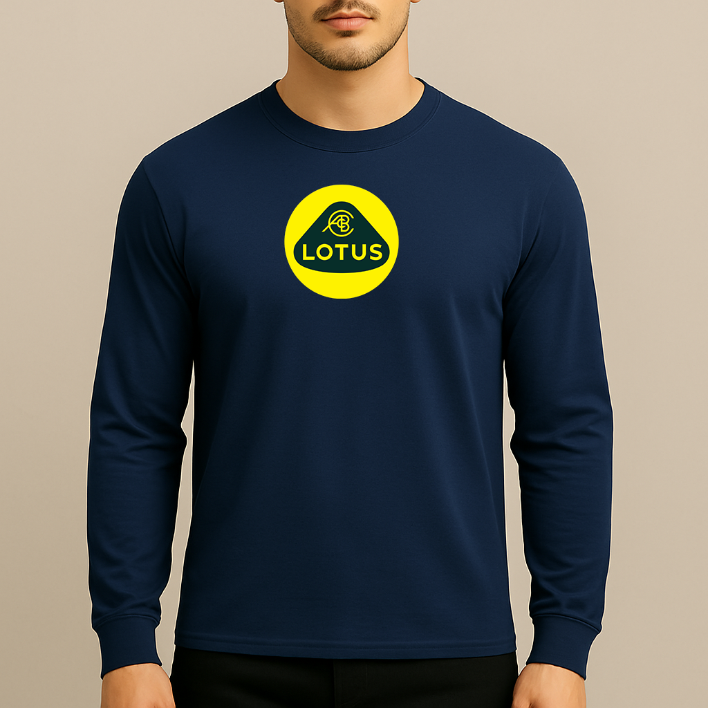 Men’s Lotus Car Long Sleeve T-Shirt