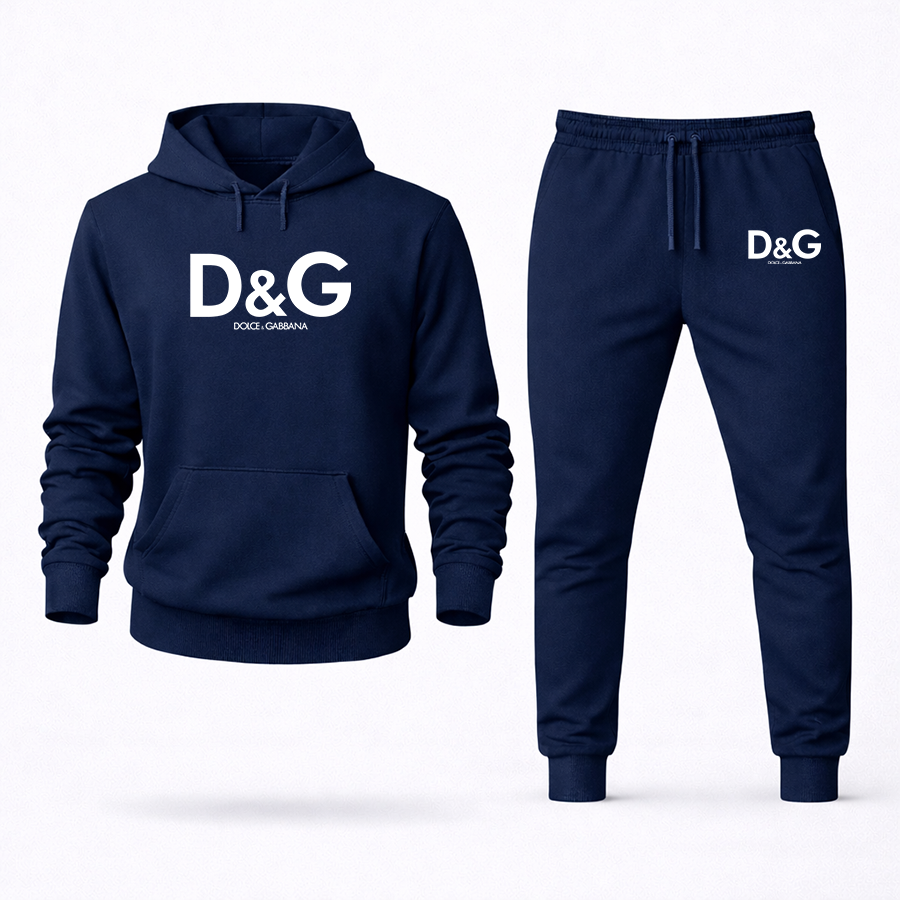 Men's Dolce and Gabbana Hoodie Joggers Set