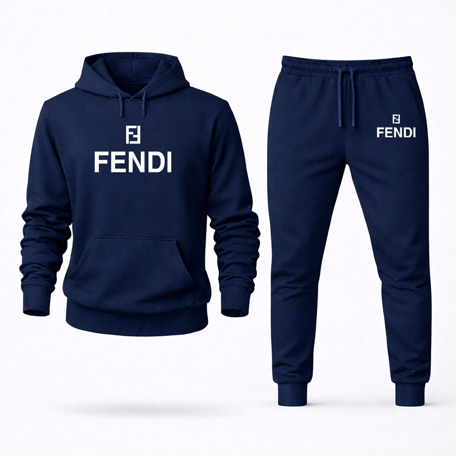 Men's Fendi Hoodie Joggers Set