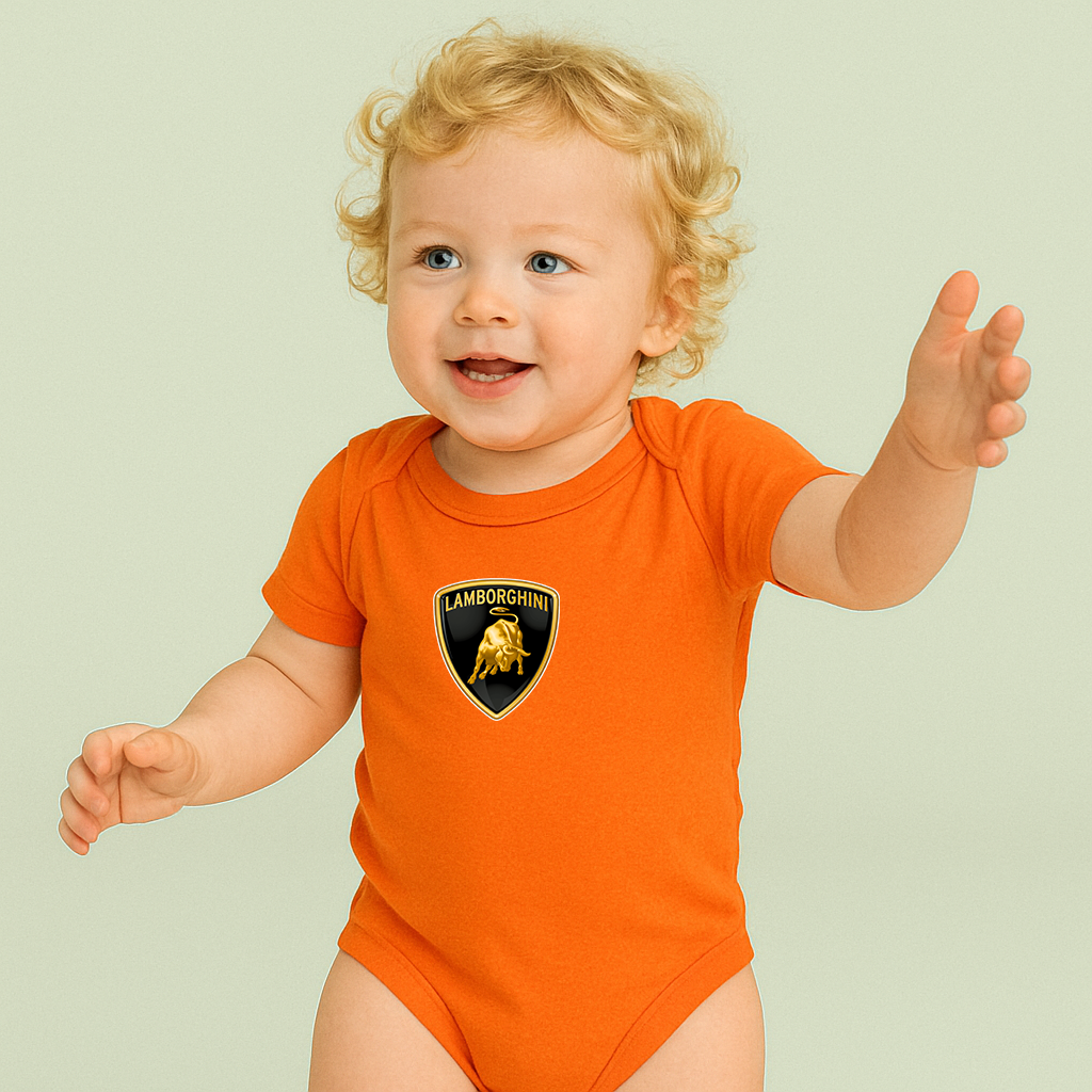 Lamborghini Car Baby Romper Onesie