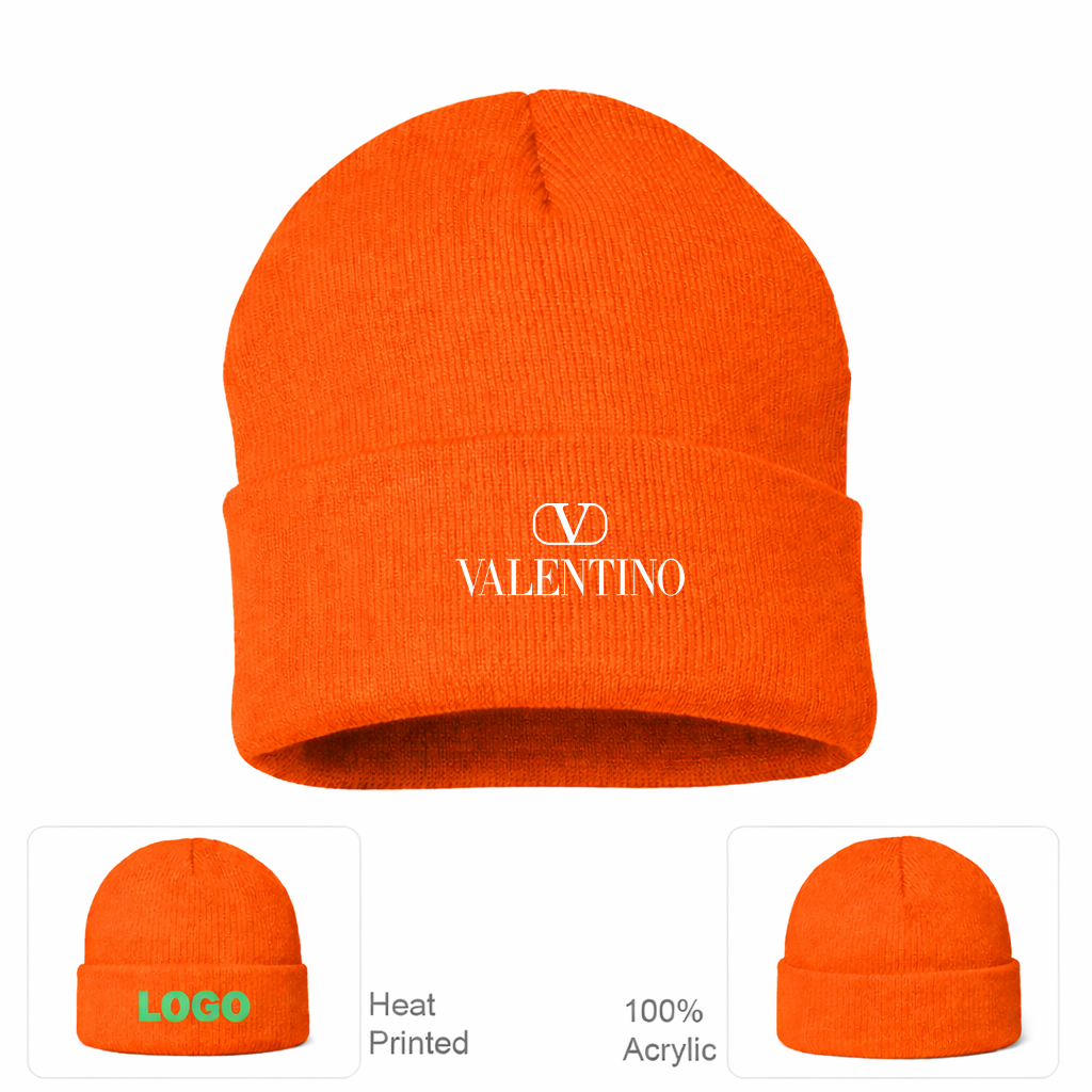 Valentino Cuffed Beanie Hat