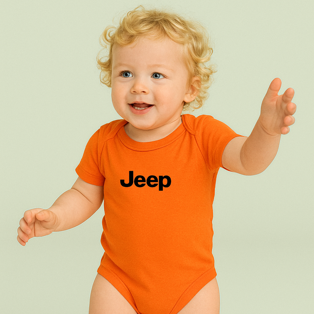 Jeep Car Baby Romper Onesie