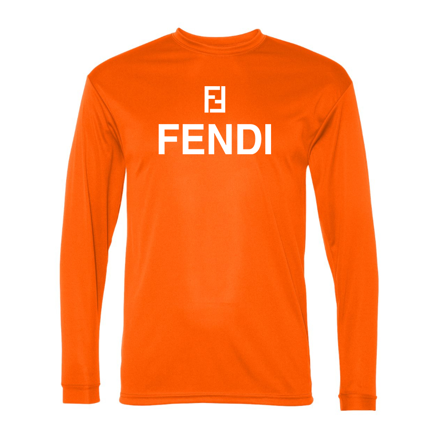 Men's Fendi Polyester Long Sleeve T-Shirt