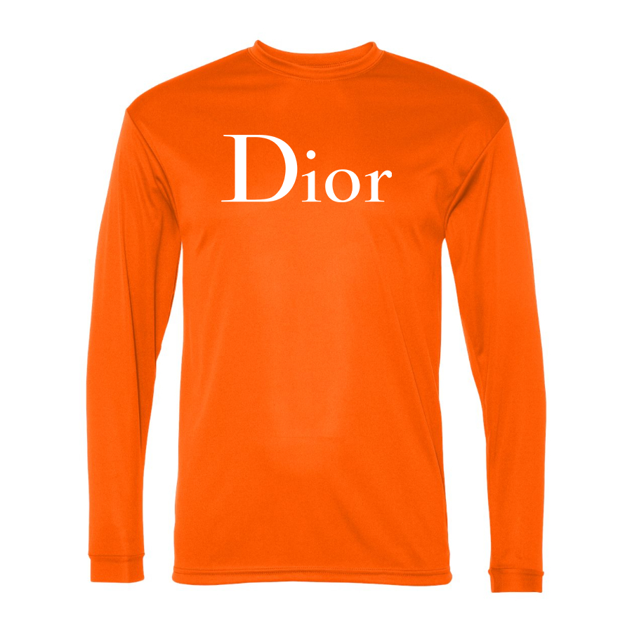 Men's Dior Polyester Long Sleeve T-Shirt