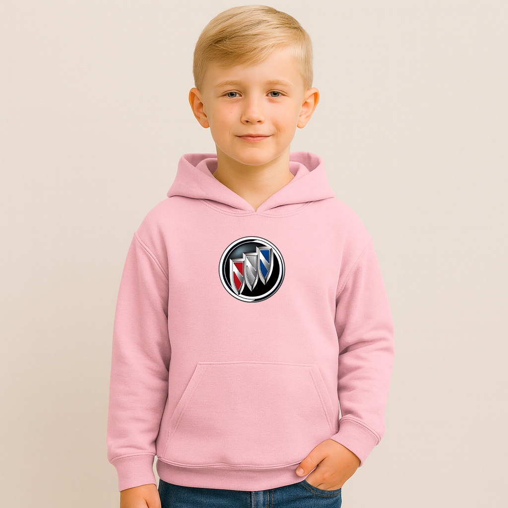 Youth Kids Buick Car Pullover Hoodie