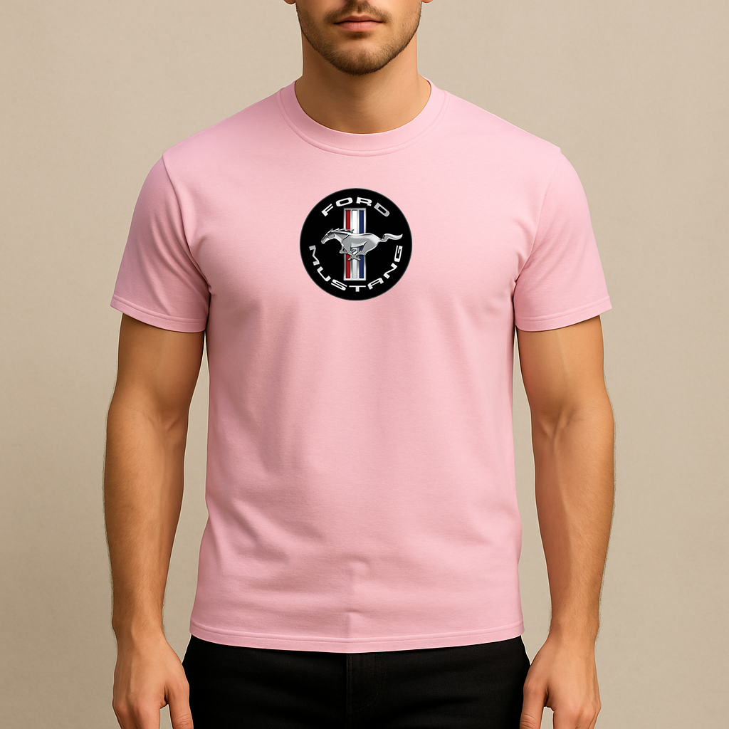 Men’s Ford Mustang Motorsport Supercars Cotton T-Shirt