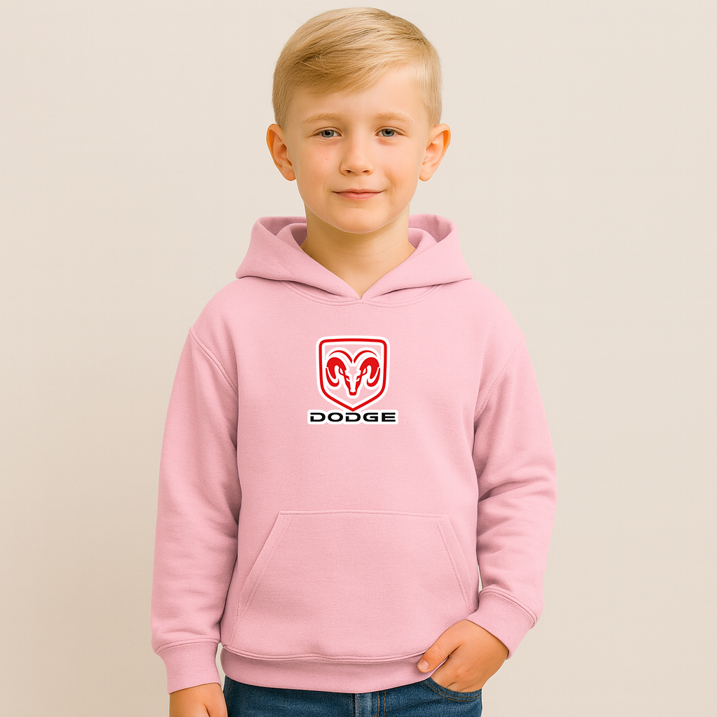 Youth Kids Dodge Car Pullover Hoodie