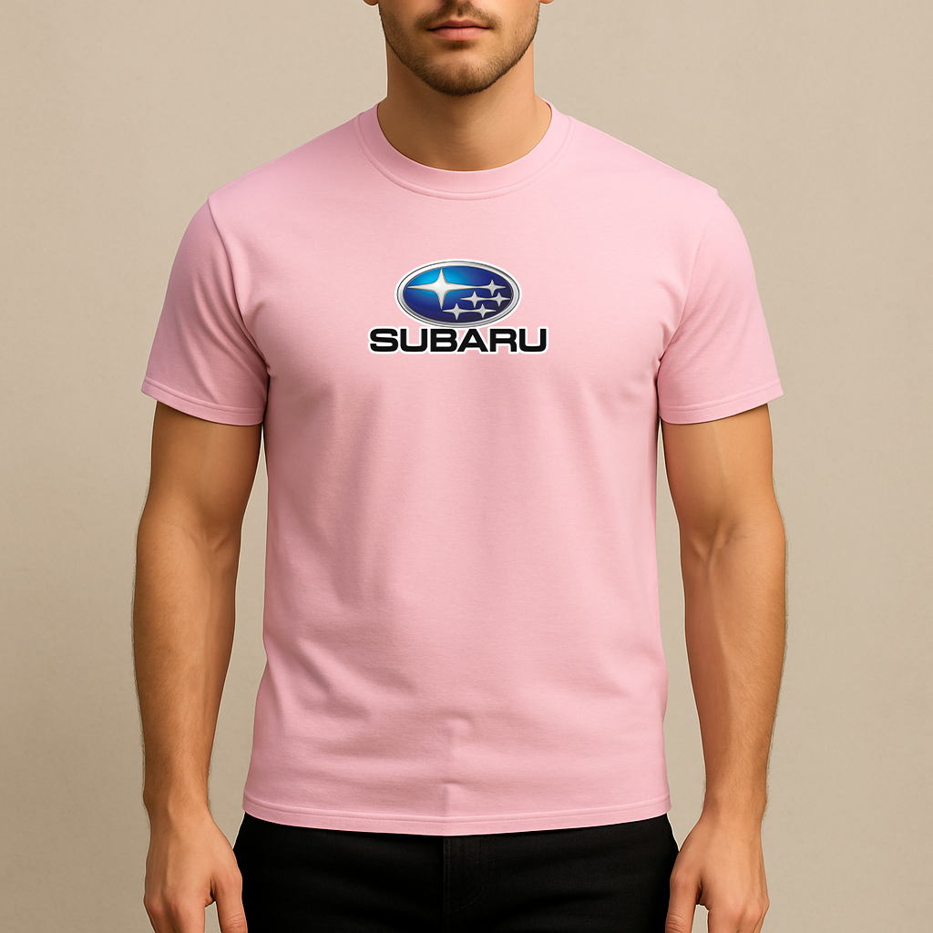 Men’s Subaru Car Cotton T-Shirt