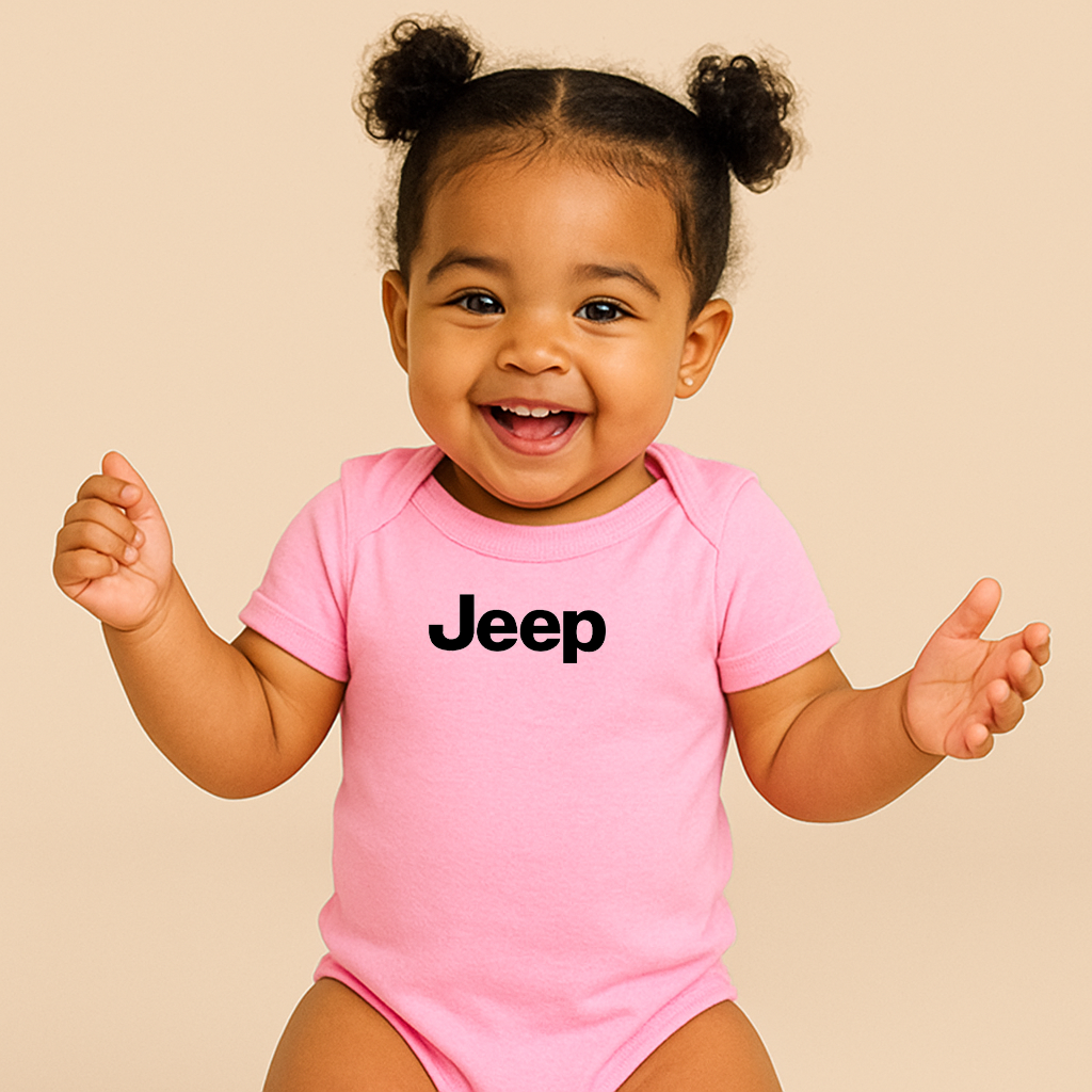 Jeep Car Baby Romper Onesie