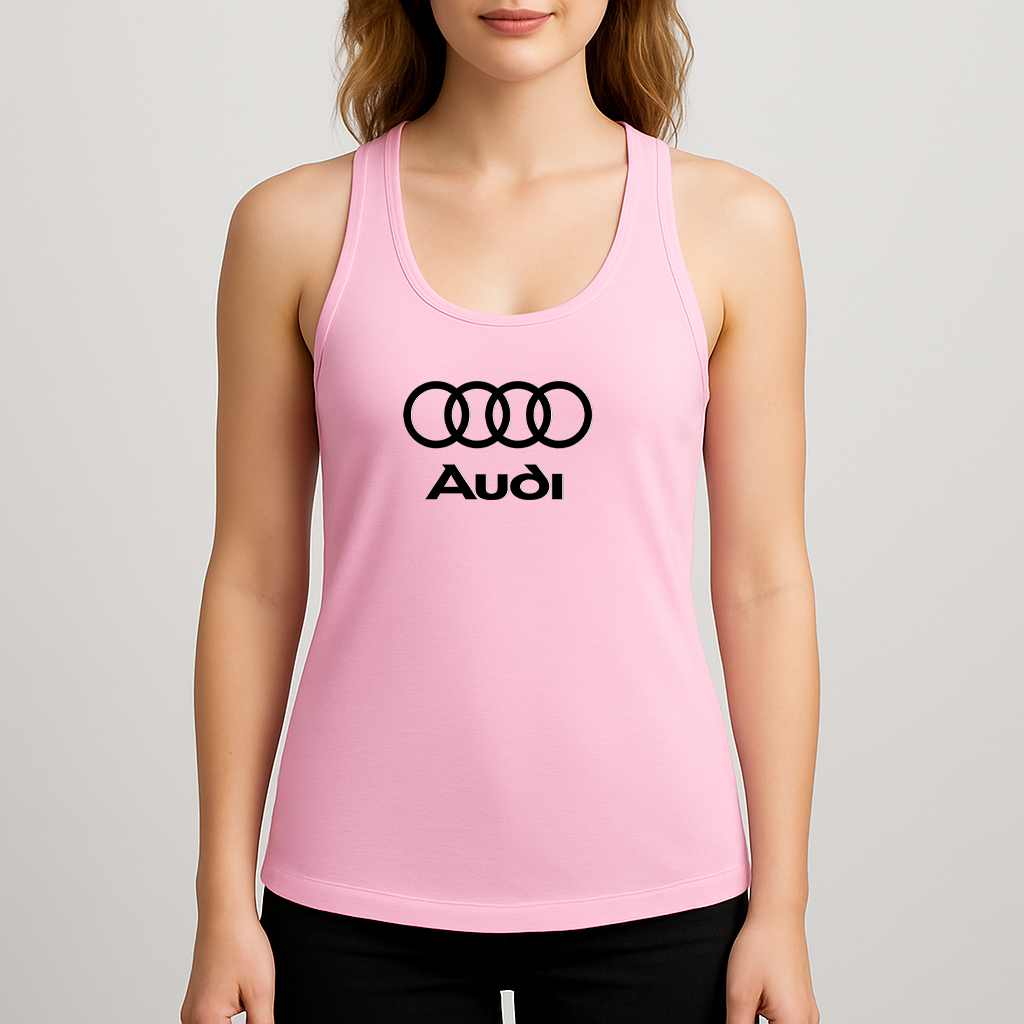 Women's Audi Motorsports Car Racerback Tank Top