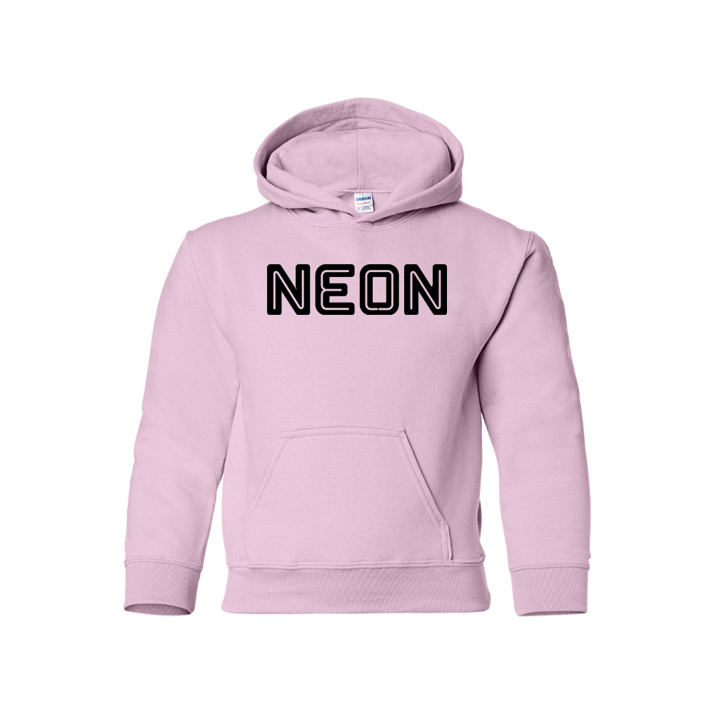 Youth Neon Logo Pullover Hoodie