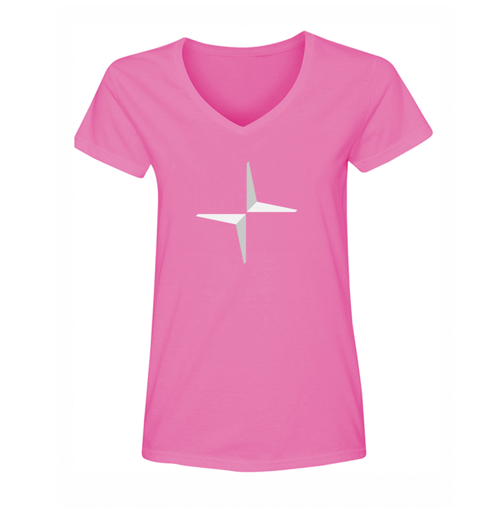 Women's Polestar Electric Car V-Neck T-Shirt
