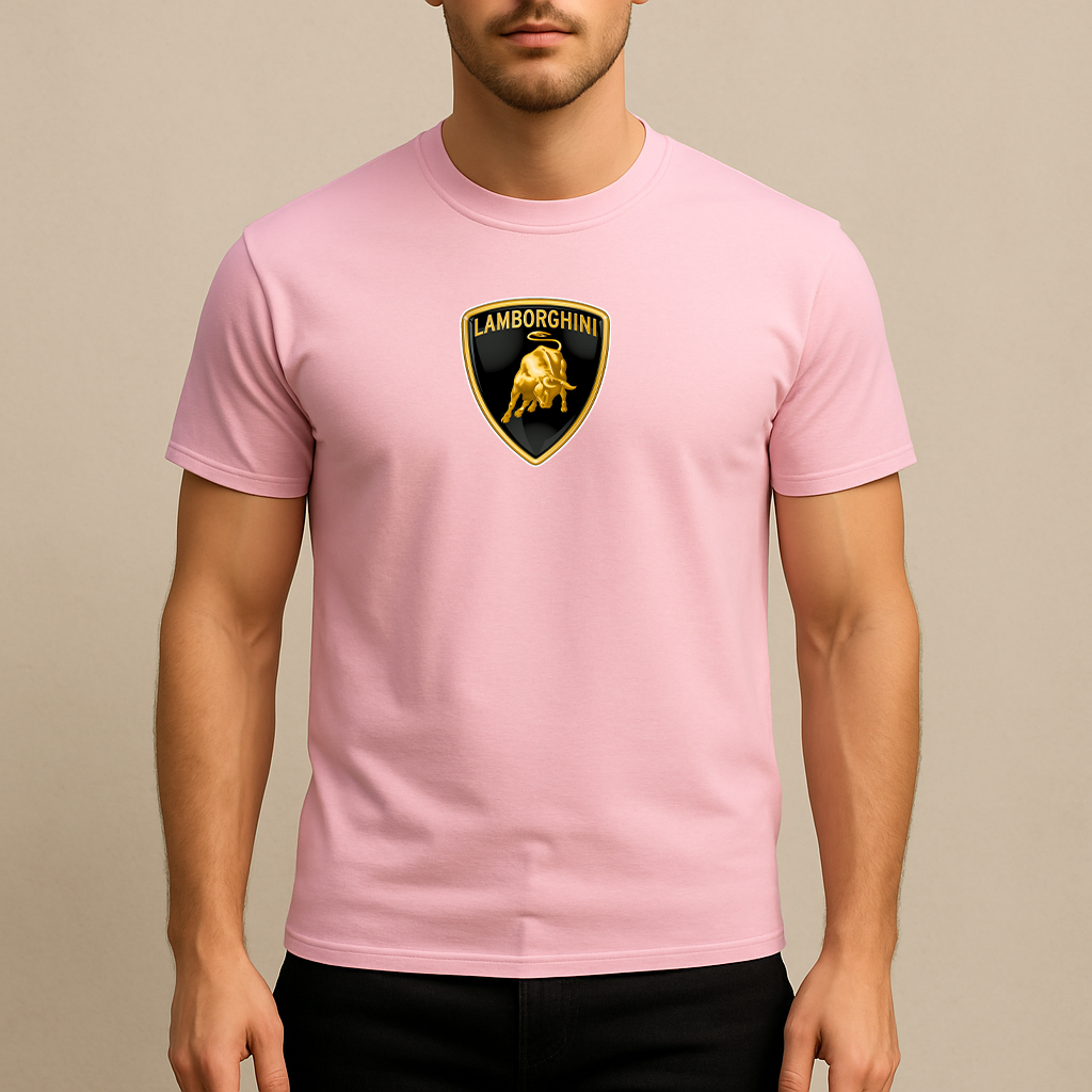 Men’s Lamborghini Car Cotton T-Shirt