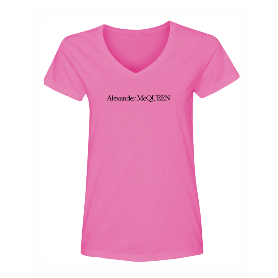 Women's Alexander McQueen V-Neck T-Shirt