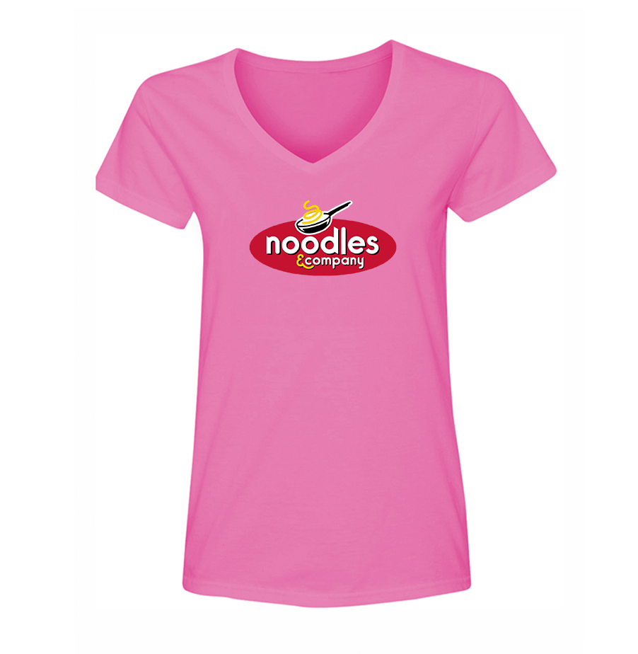 Women's Noodles & Company  V-Neck T-Shirt