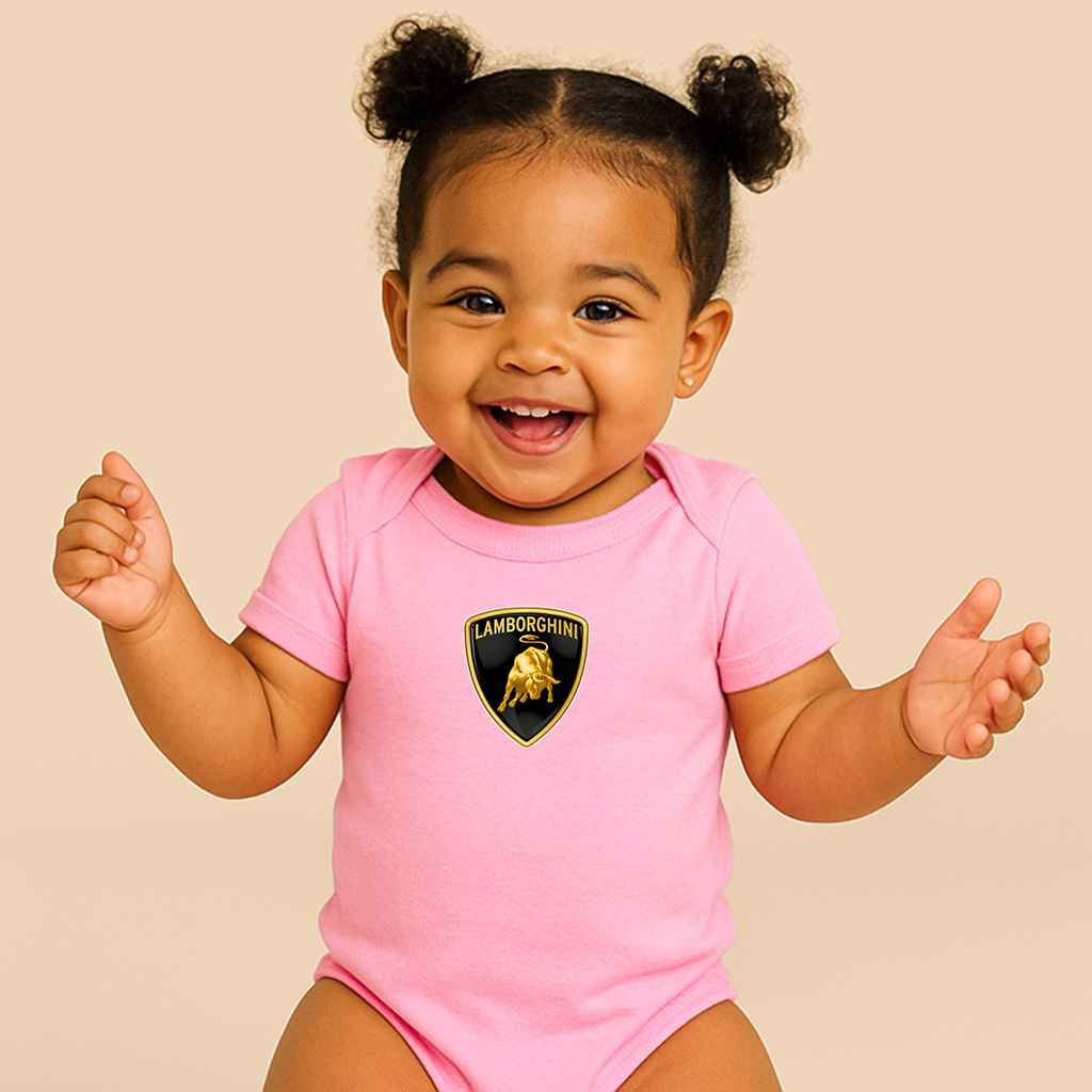 Lamborghini Car Baby Romper Onesie