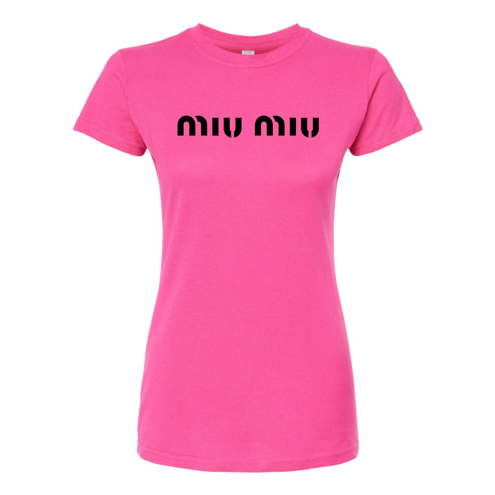 Women's Miu Miu Round Neck T-Shirt