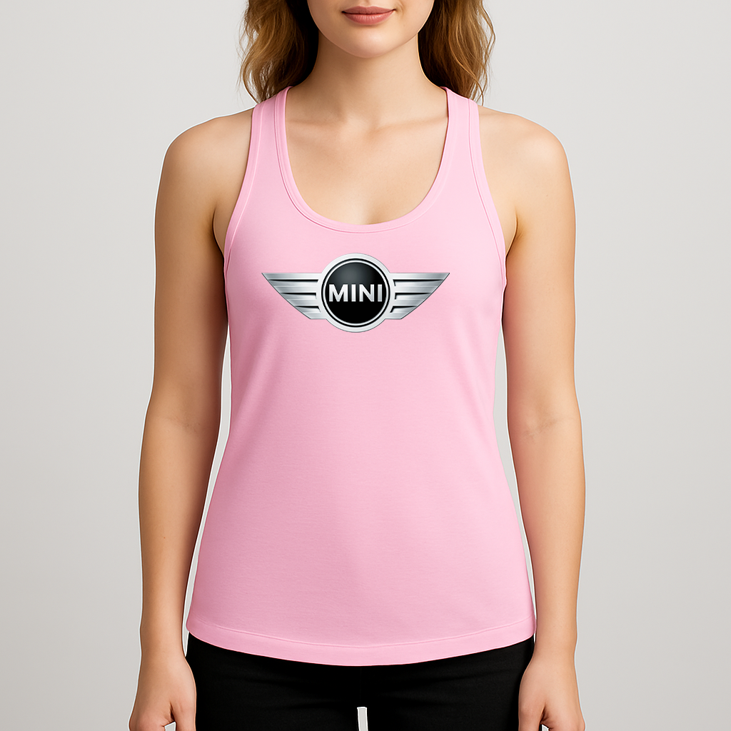 Women's Mini Cooper Car Racerback Tank Top